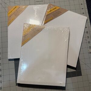White Canvas Panels Set
